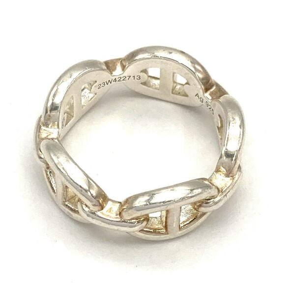 HERMES Silver Ring #52 - Picture 2 of 8